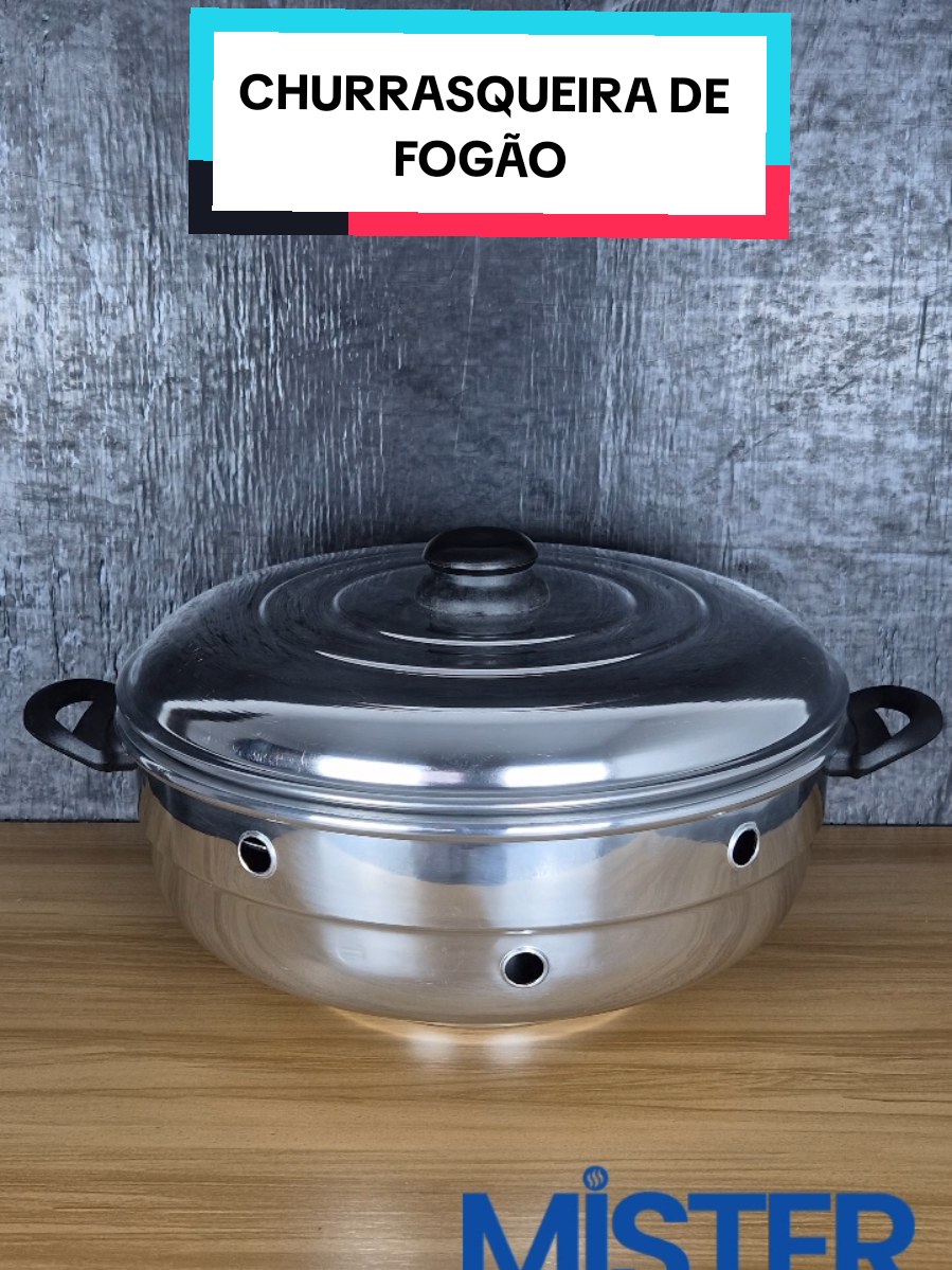 Churrasqueira de Fogão Vigorosa. 🚀 Multiuso 4 em 1 🚀 🍕 Pizza & Bolo 🍕 🥩 Carnes na Brasa 🥩 🏆 Qualidade Garantida 🏆 #tiktokshop #afiliados 