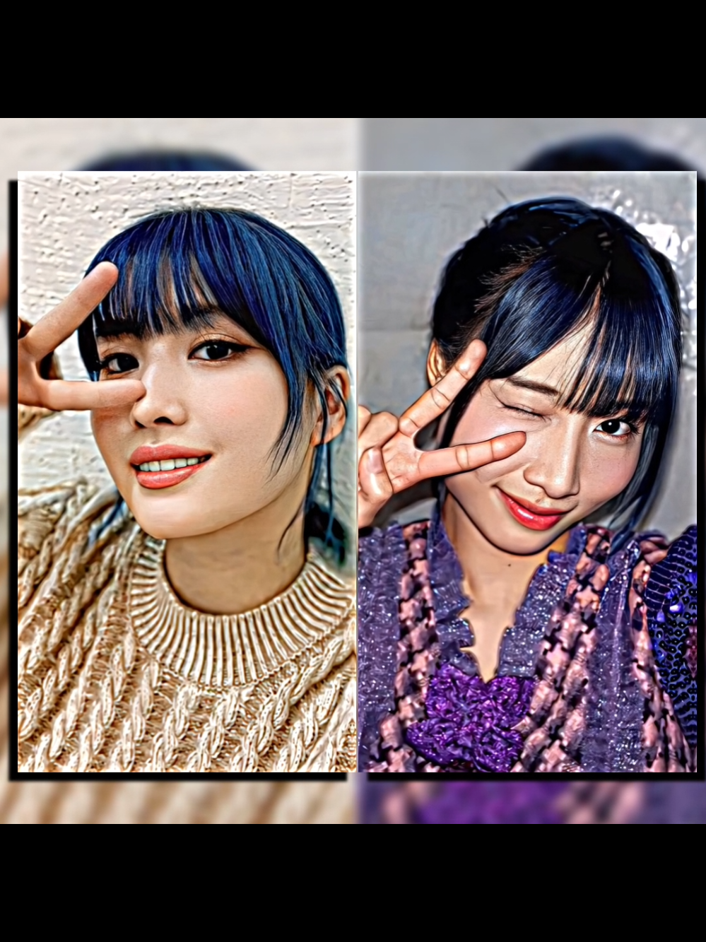 momo dan mumu rambut biru 😁 #jkt48 #jkt48newera #momo  #muthejkt48 #fyp 