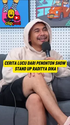 CERITA LUCU DARI PENONTON SHOW STAND UP COMEDY RADITYA DIKA #radityadika #awe #pican #podcastsemingu #podcastclips 