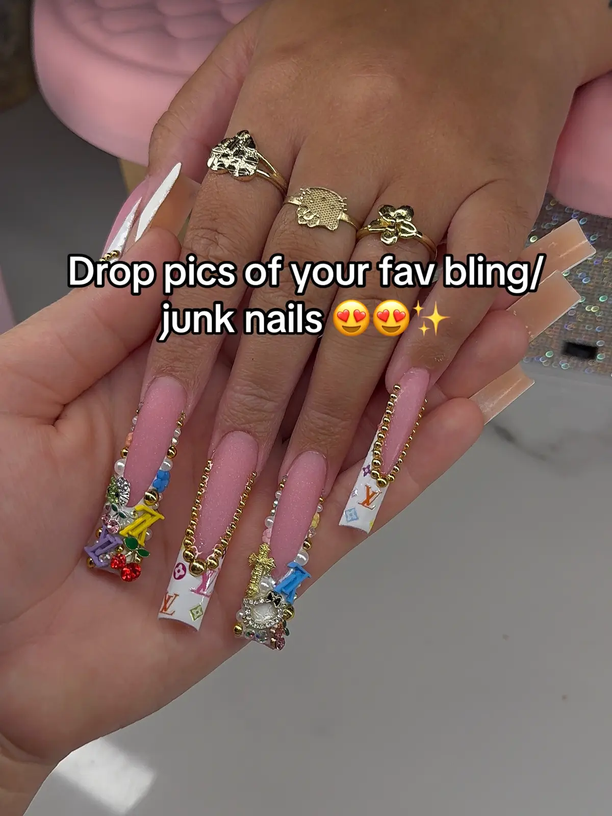 #beautybyiixeeel #fyp #junknails #nails 