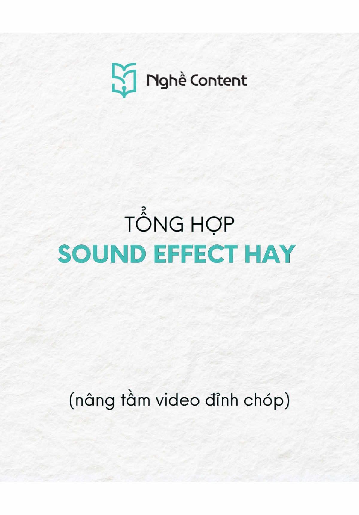 Những sound effect giúp video của các sốp xịn xò con bò hơn nhiều. Video nào cũng dùng được nhá #nvnm #nghecontent #soundeffects #contentviral #edit 