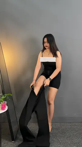 Highwaist cutbray jeans wanita kekinian