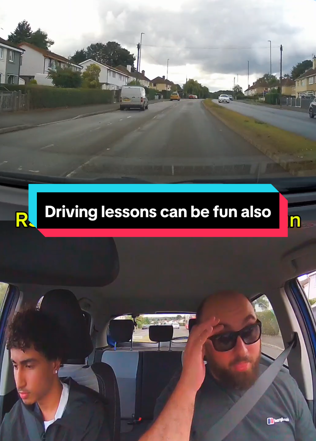 RS3 bro tries to have some fun on a driving lesson #drivinglessons #drivingtips #ukpakistani #LearnOnTikTok #fyp 