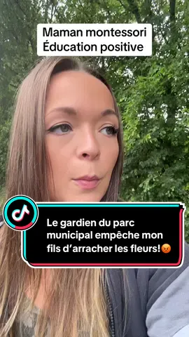 C’est vraiment scandaleux!! 😡Je compte revenir demain matin pour que mon fils puisse en arracher d’autres. #montessori #pedagogiemontessori #educationpositive #mamanmontessori #mamandetiktok 