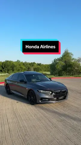 Welcome to Honda Airlines ✈️ #fyp #honda #accord #hondaaccord #viral