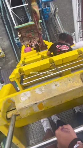 1M/10 diretso na sa taal lake 🎢#skyranchtagaytay #vikings 