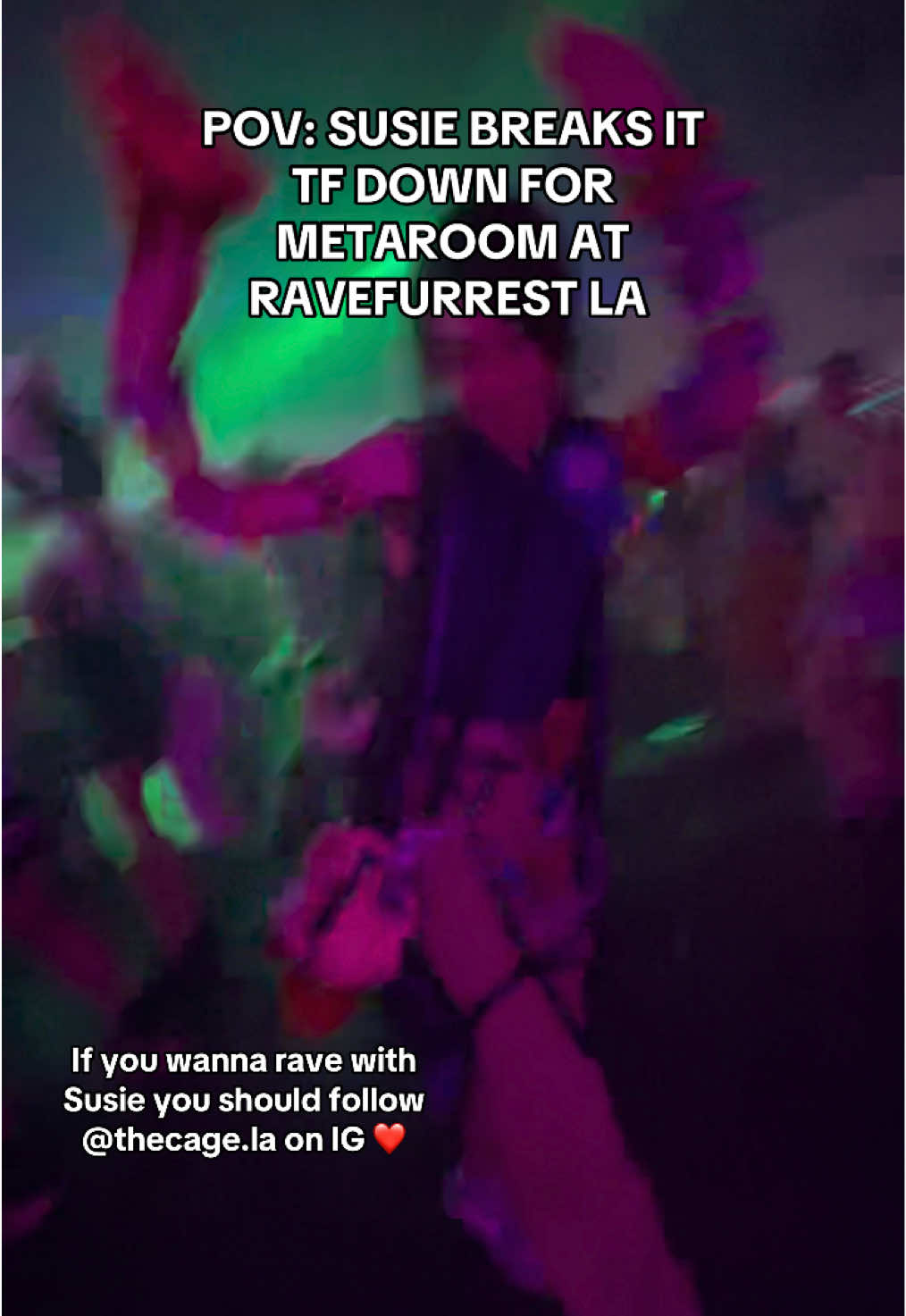 I saw Metaroom live yesterday ❤️ lived out my wiggly worm dreams. TONIGHT IS THE DARK FOUNTAIN!!! I can’t wait to see you all in the dark tonight ❤️ check out thecage.la for future fun events #deltarune #deltarunecosplay #susiecosplay #metaroom #cosplayrave 