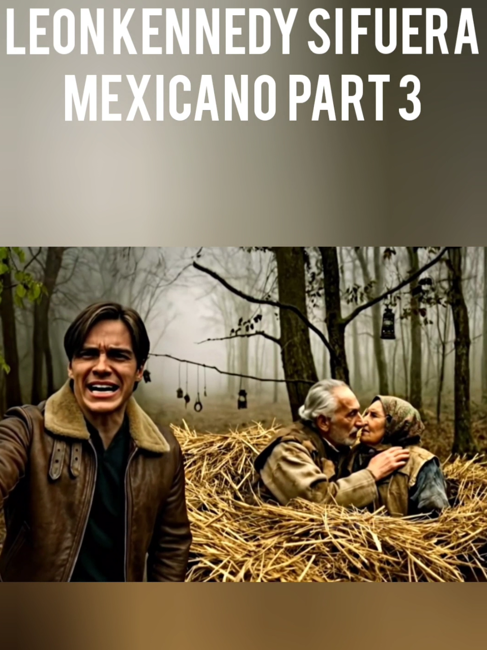 Leon kennedy se encuentra con pareja de aldeanos#residentevil4 #residentevil #humor #comedia #ai 
