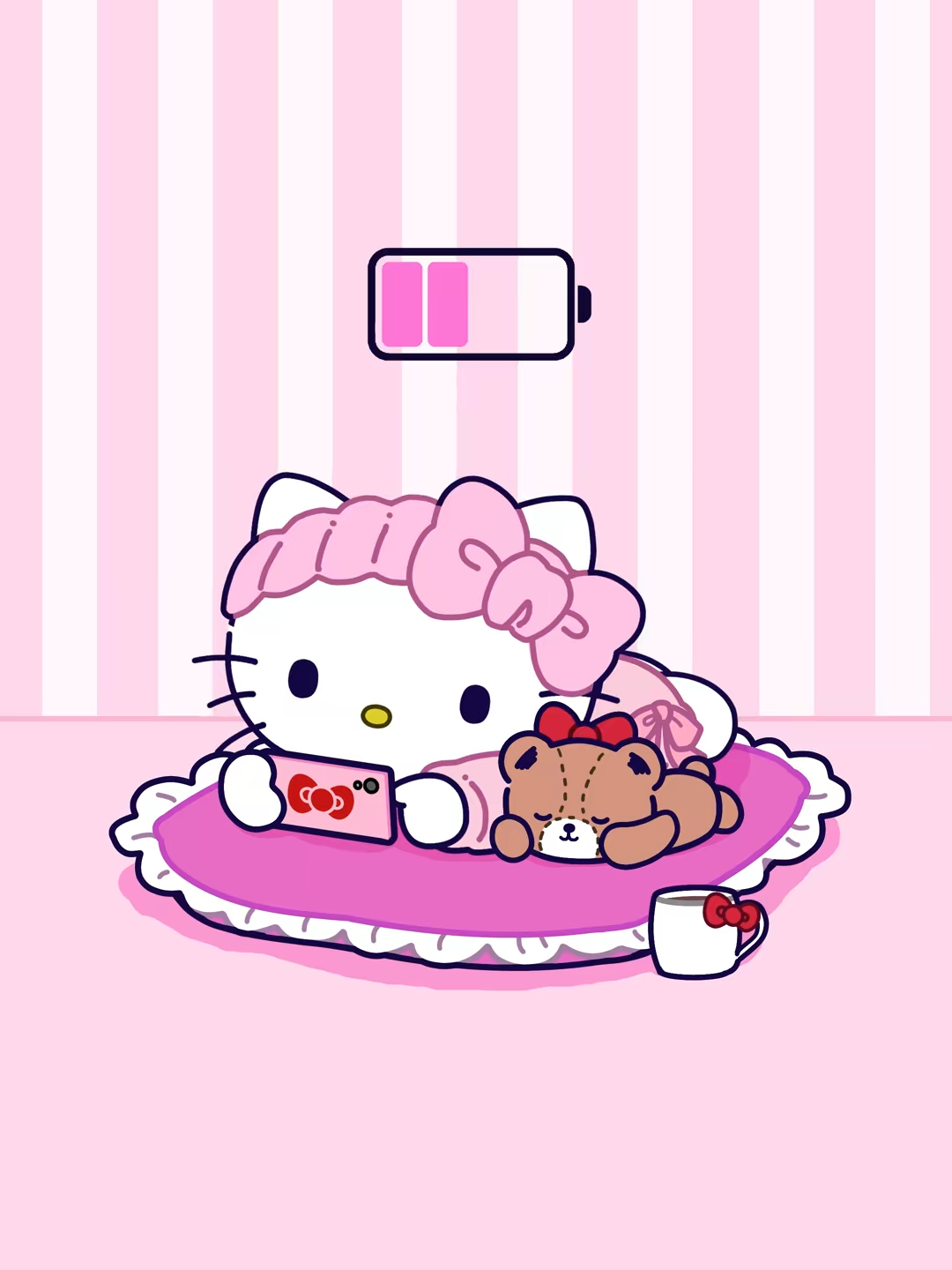 ¿Recargamos nuestras energías? ❤️ #sanrio #fyp #sanriocore #hellokitty