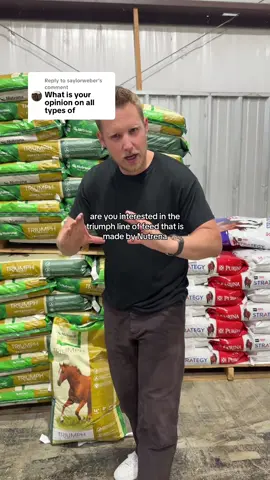 Replying to @saylorweber let’s talk about triumph horse feeds 🐴 #horsefeed #horsenutrition #equinenutrition #horseowner #horsehealth 