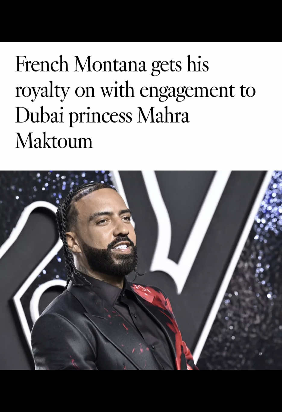 French Montana announces his engagement… to the Princess of Dubai?!