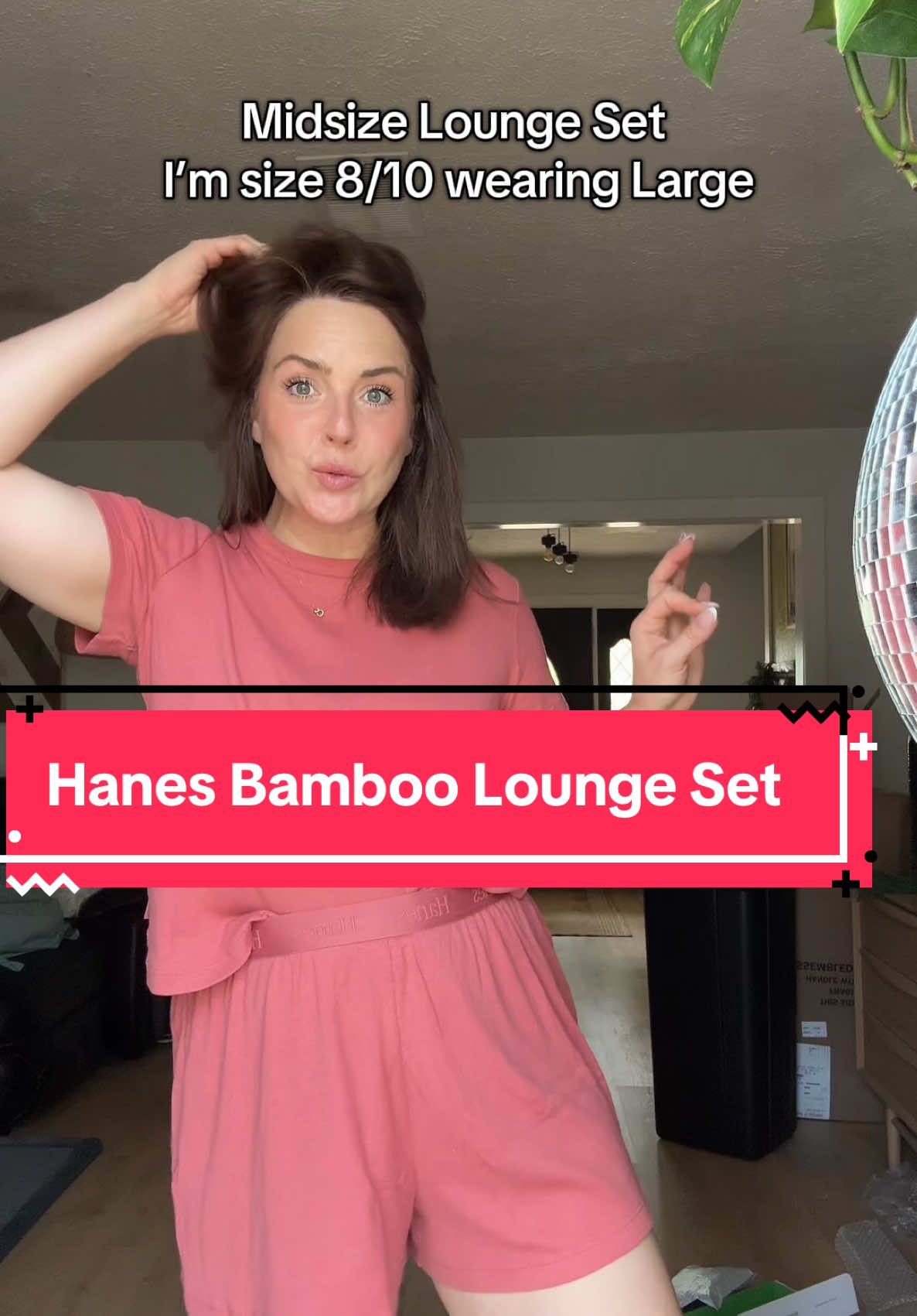 Hanes SuperSoft bamboo lounge pajama set! Luxe loungewear for midsize moms! #Hanes #HanesLoungewear #HanesPajamaSet #BambooPajamas #BambooLoungeSet #BambooLoungewear #Loungewear #LoungeSet #TikTokShopLaborDaySale #TikTokShopCreatorPicks #TikTokShopRestock #womenspajamas 