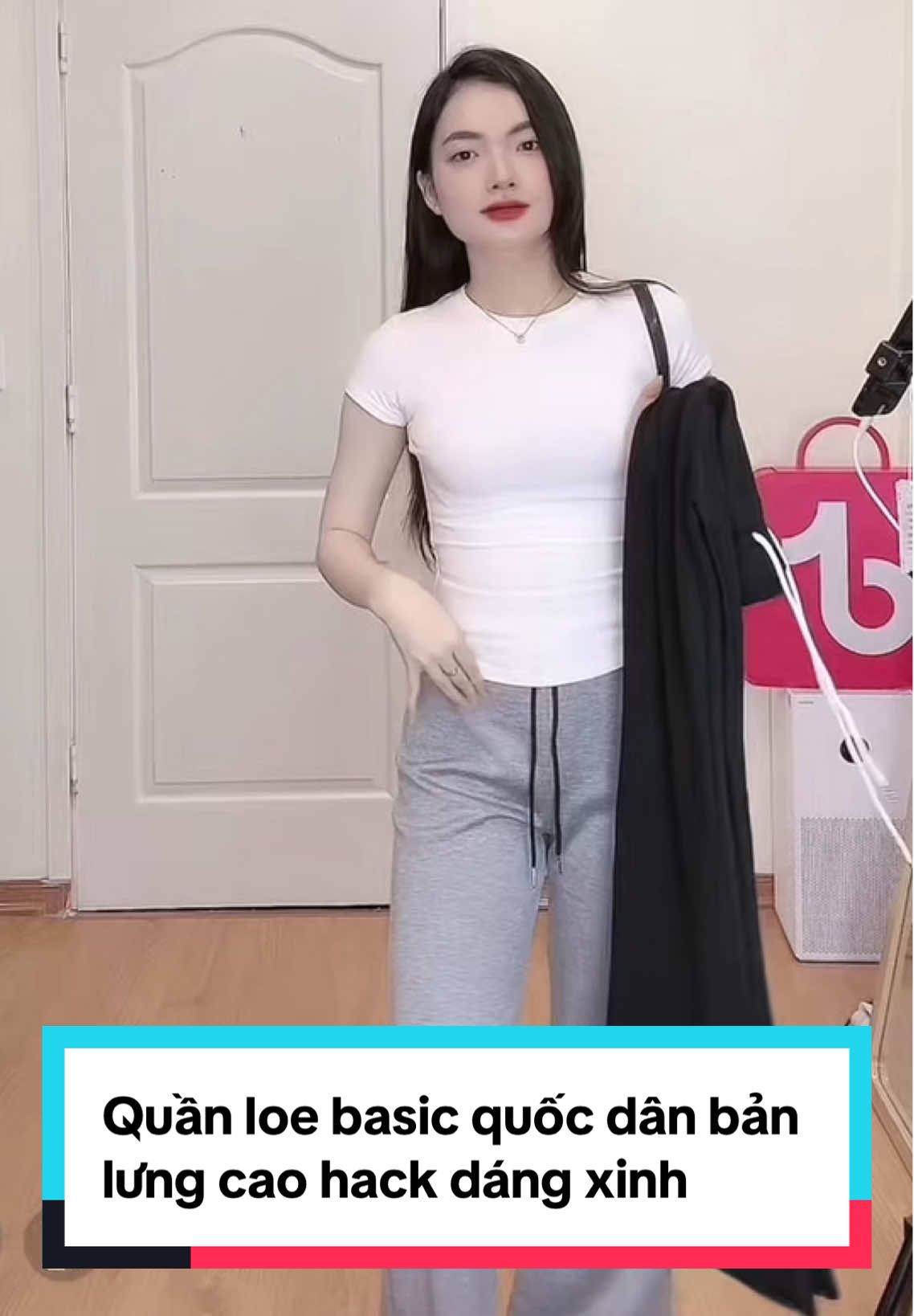 Quần loe basic quốc dân bản lưng cao hack dáng xinh #xuhuong #xuhuongtiktok #xuhuong2025 #quandep #quần 