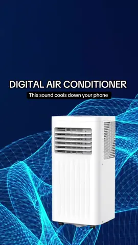 Digital Air Conditioner❄️ This sound cools down your phone #coolingstation #coolingeffect #coolwave #coolzone 