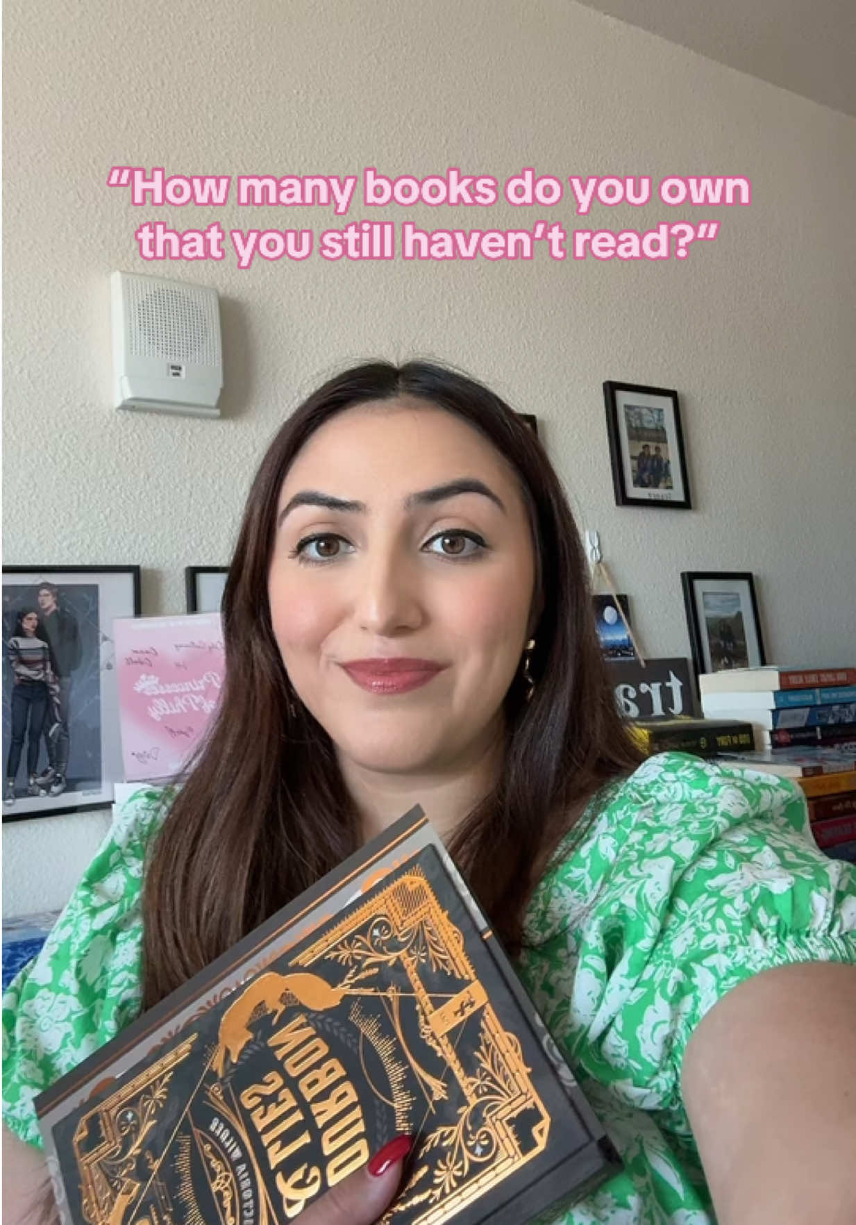 I’m scared to count how many I have but I’m also curious to know 🫣 #romancebooktok #readerproblems #bookishstruggles #bookcommunity #romancereadersofbooktok 