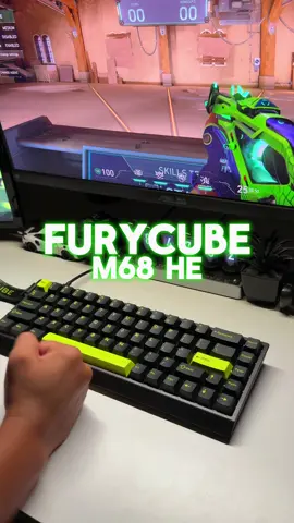 ✨ Upgrade your setup! ⚡ FURYCUBE M68 HE Magnetic Switch Gaming Keyboard – 0.1ms latency, 8000Hz polling rate, hot-swap & waterproof! 🔥 Perfect for next-level gaming 🎮 #gaming #keyboard #Valorant #pc #GamingSetup 