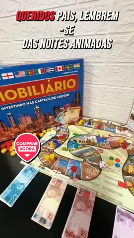 IMOBILIÁRIO Capitais do Mundo - BANCO Jogo de tabuleiro - VOLTE A SER CRIANÇA COM SEUS FILHOS #bancoimobiliario #diadascriancas   #tiktokshop 