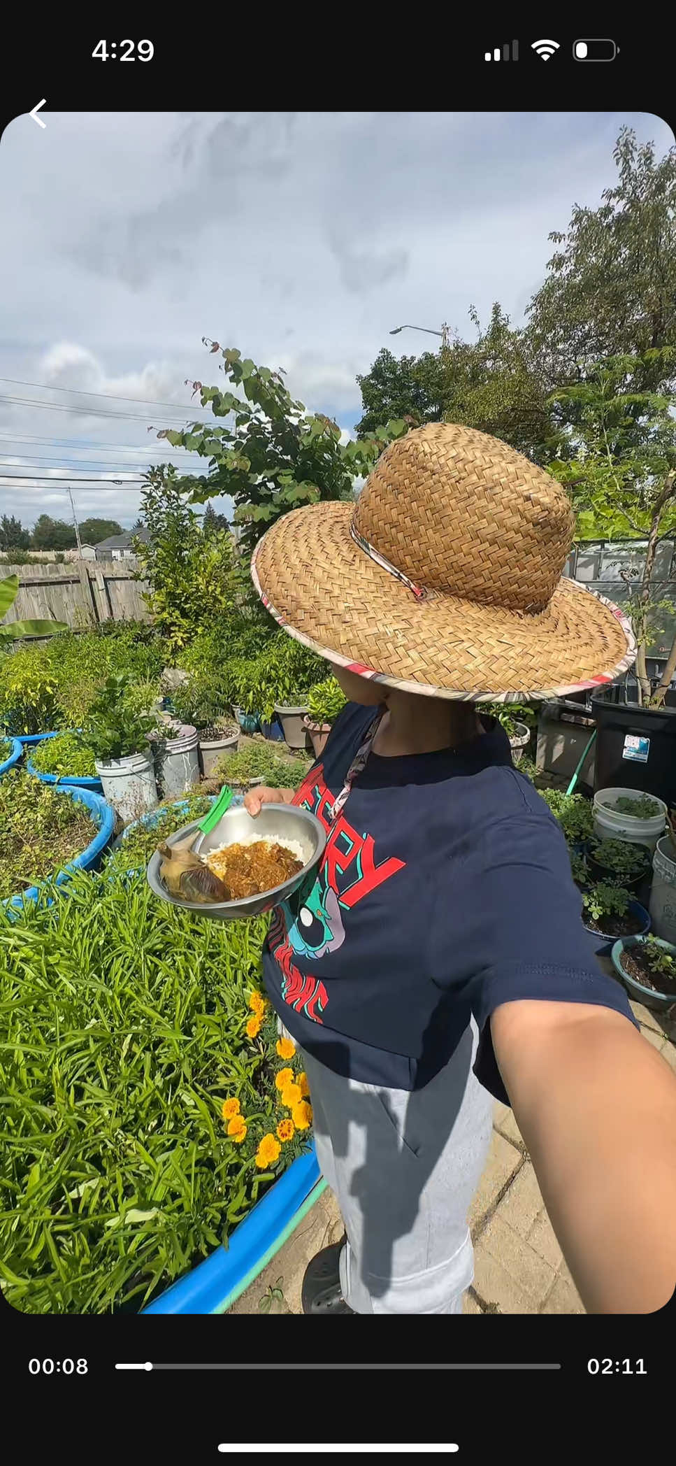 fresh beef curry 🍛 #part6 #mukbang #garden  #riceandgreenseries 