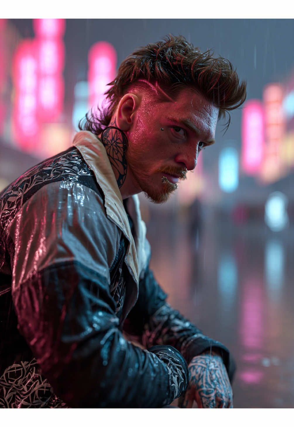 Fellow barber requested a CyberPunk Style Mohawk 💈 - We delivered a Textured Mohawk with a Burst Fade and a sleek design 🔥 #barber #barbershop #haircut #menshair #mohawk  @Wahlpro 