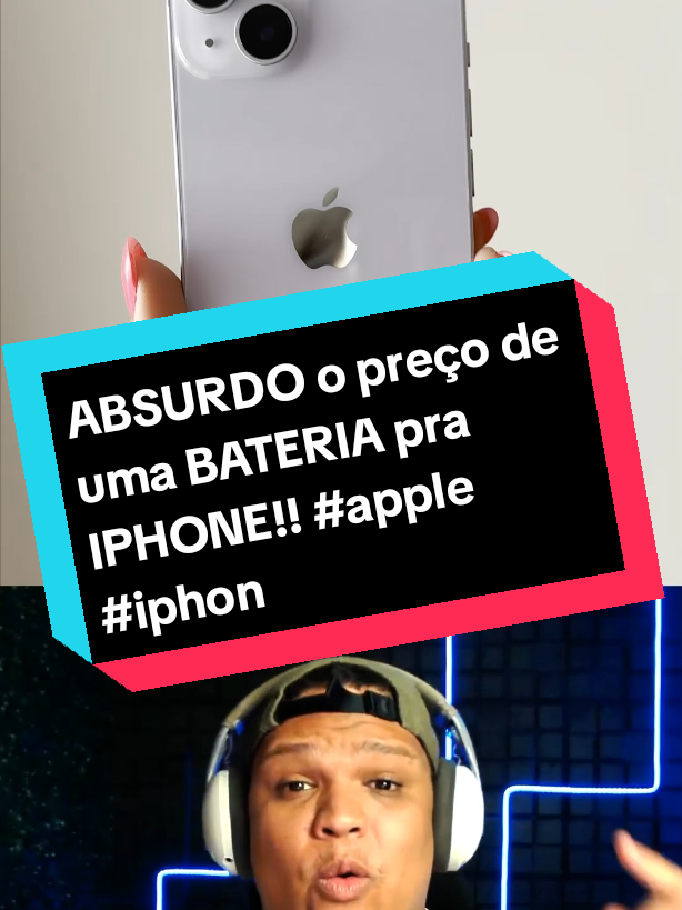 ABSURDO o preço de uma BATERIA pra IPHONE!! #apple #iphone 