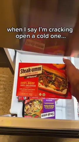 just a little somethin somethin to get me right #steakumm #steak 