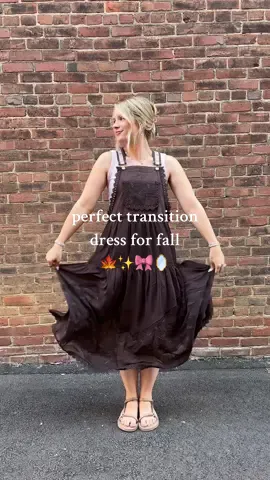 Ok but I want to wear this everyday. #tiktokshop #tiktokmademebuyit #transitionoveralls #overalldress 