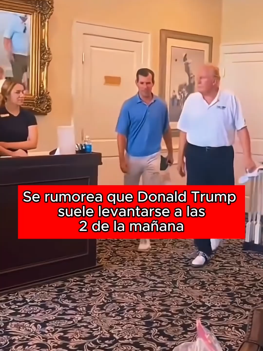 Se rumorea que Donald Trump suele levantarse a las 2 de la mañana, y no para evitar a Melania… sino para hacer 3 cosas sorprendentes.