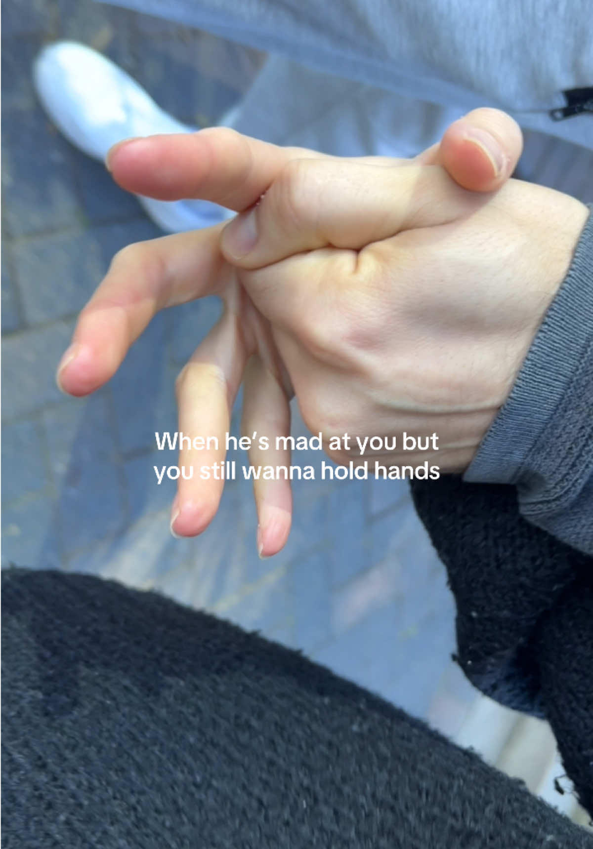 I’ll take what I can get #fypシ゚viral #boyfriend #funny #hands #fight 