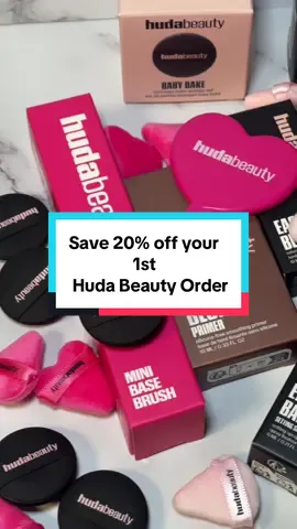 Did you know you can save 20% off your first order @Huda Beauty by shopping my affiliate 🔗🔗 in my profile? 👀👀👀 Get your fave full sizes in mini now! #hudabeauties #hudabeauty #hudaminis #easyblur #sales 
