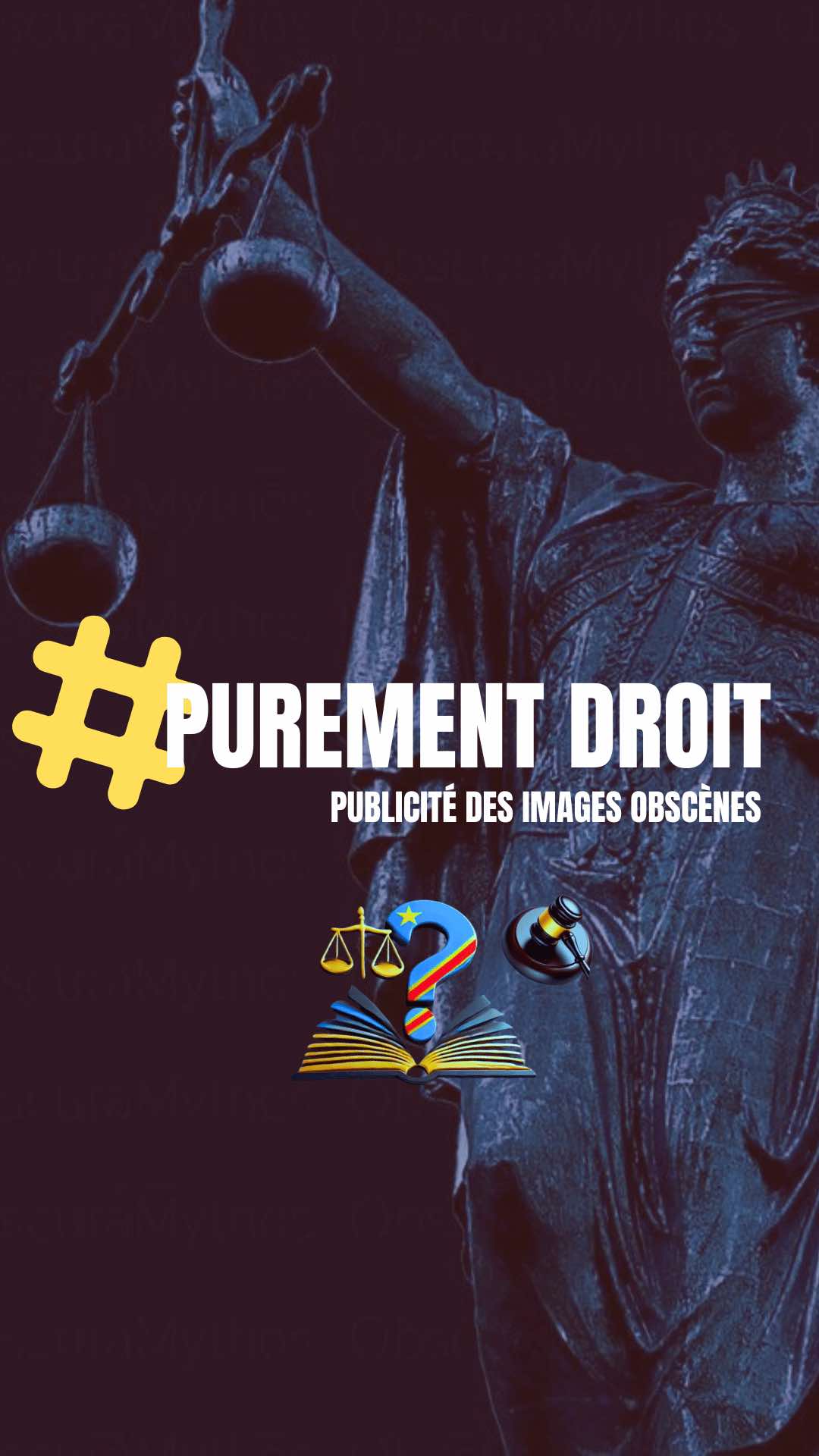 🇨🇩⚖️Publier ou partager des images compromettantes sans le consentement de la personne, ce n’est pas anodin : c’est une atteinte grave à sa dignité et à sa vie privée. Quand il s’agit d’un mineur, la loi est encore plus stricte : c’est un infraction lourdement puni.Pensons-y avant de cliquer. Protégeons nos enfants, protégeons nos proches. 