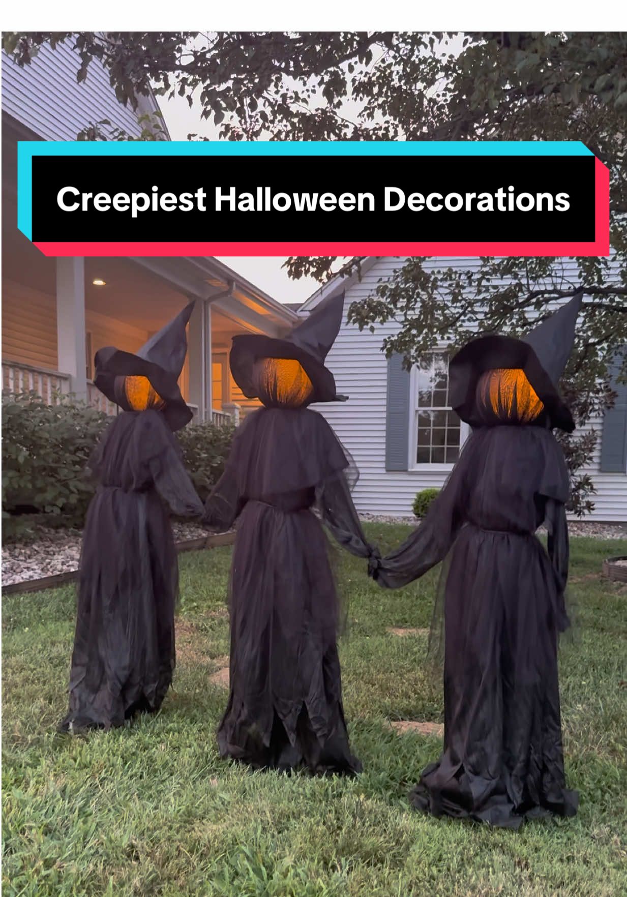 These Halloween Witches Decorations are seriously creepy 😱 #halloween #spookyseason 
