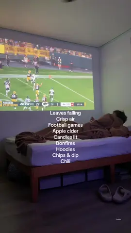 I love this projector! #projector #cozyhome #football #fall #fantasyfootball 