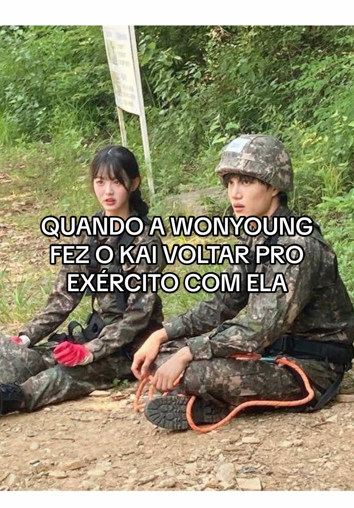 obrigada wony por esse entretenimento! #exo #kai #ive #wonyoung @EXO 