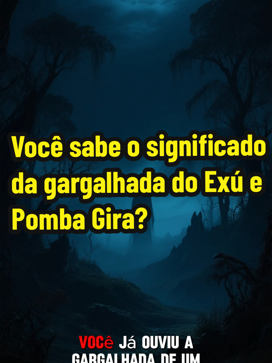 Você sabe o significado da gargalhada do Exú e Pomba Gira? #umbanda #macumba #exu #tiktok #foryou Este vídeo foi narrado por inteligência artificial, com roteiro e curadoria humana.   Todo conteúdo é cuidadosamente pesquisado, escrito e adaptado com respeito às tradições da Umbanda.