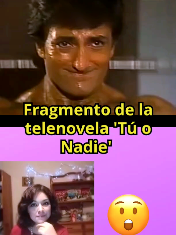 Aquí el actor Tony Bravo realizando pesas en una escena de la telenovela mexicana 'Tú o Nadie' #tonybravo #tuonadie #telenovelas #tvretro #bananasplittv 