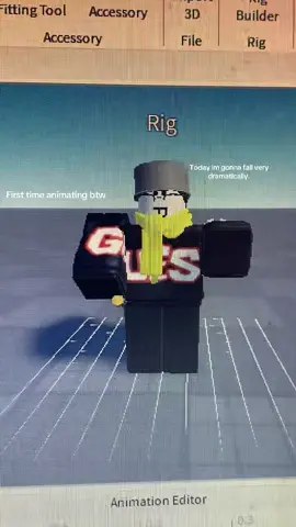 Falling very dramatically (first animation IVE made)