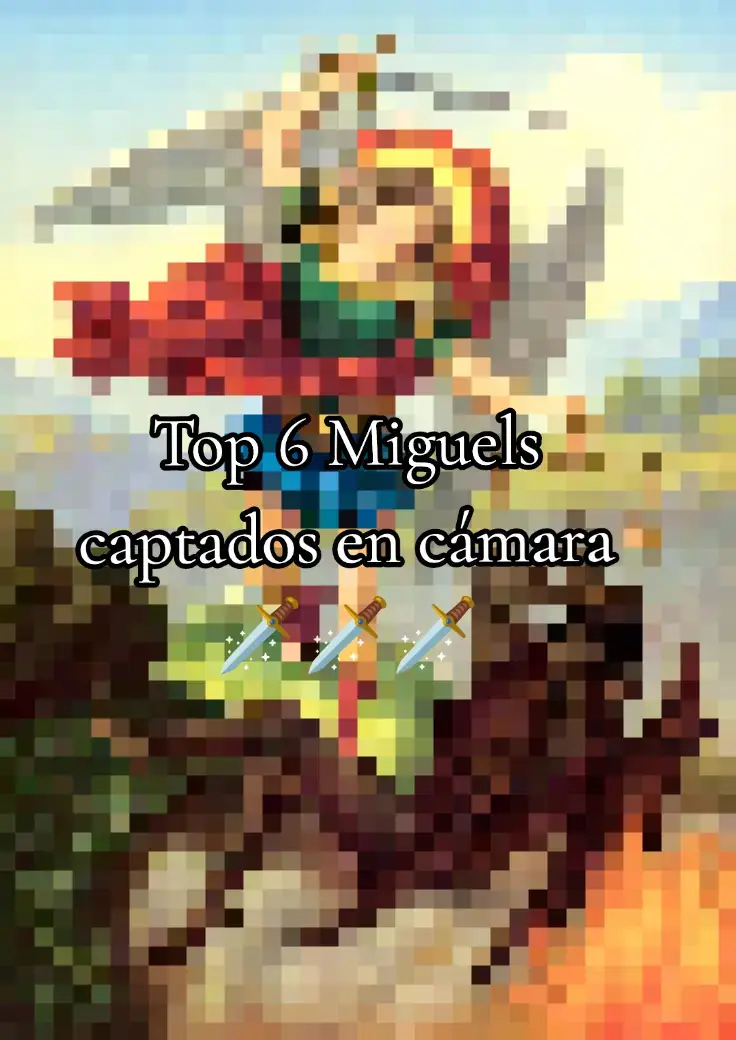 ahí humildemente les hice los Migueles x