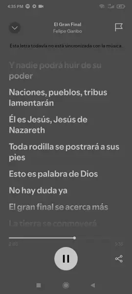 El Gran Final - Felipe Garibo #elgranfinal #alabanzacristiana  #videoconletra  #spotify 