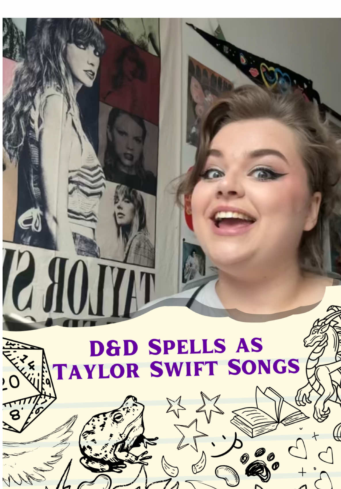 🐉 Combining my two favorite things! Dungeons & Dragons and Taylor Swift! If you are a Swiftie who is also interested in D&D, I have the perfect podcast for you! Gals & Goblins is a silly D&D adventure podcast with an all female cast ✨ We’re for the girlies through and through and are perfect for all skill levels Listen anywhere you get your podcasts! 🎙️  #fyp #galsandgoblins #dungeonsanddragons #dndpodcast #ttrpg #dnd5e #taylorswift #swifttok #swiftie #taylorswifttok #taylorswifttraviskelce 