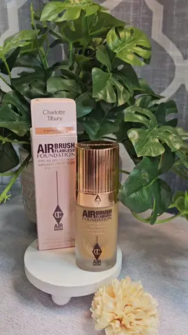 I am very happy that they have created a new foundation with a matte texture. You only need a drop to cover the entire face. The color that I got is 9 Warm, and it is very dark for my complexion, but I was very interested in trying this new product, and so I achieved the result that I wanted. The texture is very creamy and dense. It spreads easily over the face and does not emphasize wrinkles and pores. The coverage is full and buildable, depending on how much foundation you use, and also depending on what you apply it with. I noticed that with a large brush, you get medium coverage and with a sponge - full. The result is beautiful, flawless matte. It lasts on the face for a very long time and is comfortable to wear. Now I just need to find a right shade.  Thank you @influenster  ! @Charlotte Tilbury  #complimentary #foundation #beauty  #NewCharlotteTilbury #airbrush 