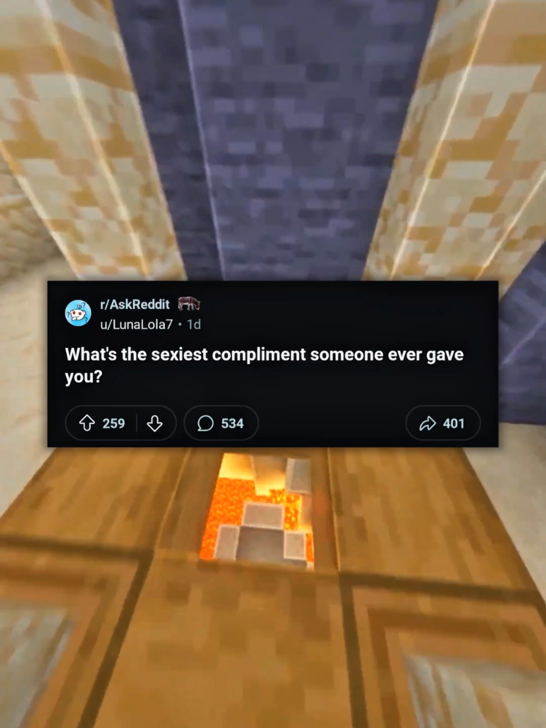 What's the sexiest compliment someone ever gave you? #reddit #askreddit #reddit_tiktok #fyp #redditreadings #minecraftparkour #redditoks