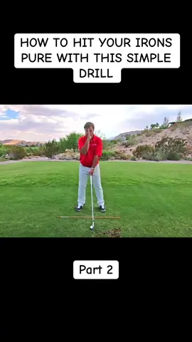 HOW TO HIT YOUR IRONS PURE WITH THIS SIMPLE DRILL