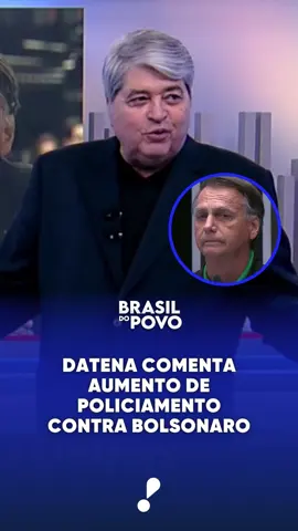 Ao #BrasildoPovo desta sexta-feira (29), Datena expõe sua opinião sobre a possibilidade de aumento de policiamento contra o ex-presidente Jair Bolsonaro, atualmente em prisão domiciliar. Assista completo no YouTube Notícias RedeTV! . . . #RedeTV #DatenaNaRedeTV #Datena #Jornalismo #Bolsonaro #PrisaoBolsonaro #JairMessiasBolsonaro #PGR