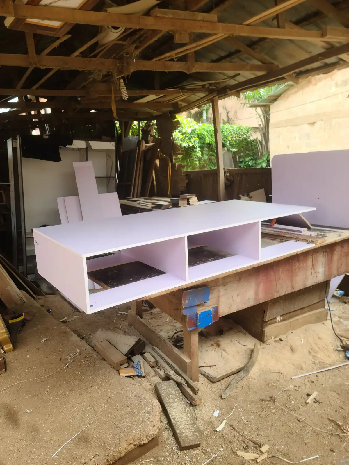 Baby said: I want luxury only 😎  #CustomCrib #BehindTheBuild #CarpentryLife