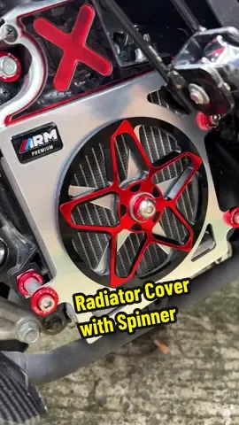 Full CNC Aluminum Alloy Radiator Cover Package ARM Type With Radiator Fan For (Vario, Click ,PCX 125 150, Nmax Aerox V1 V2) #radiatorcover #arm #motorcycleaccessories #click #vario125 
