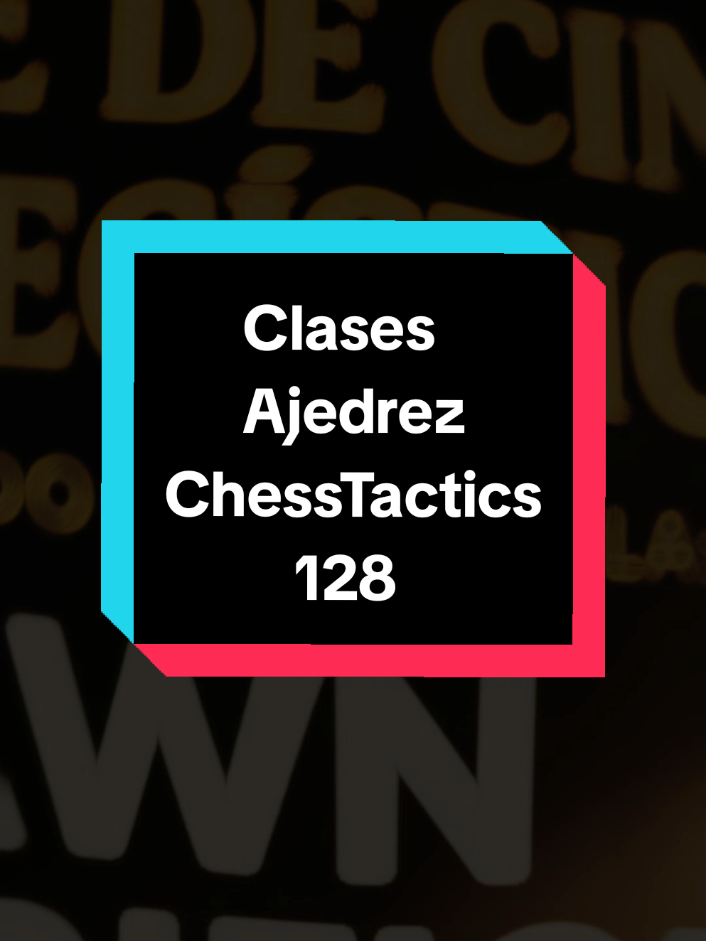 Clases Grupales Ajedrez #chesstactics #Ajedrez #Clases #curso #aprender
