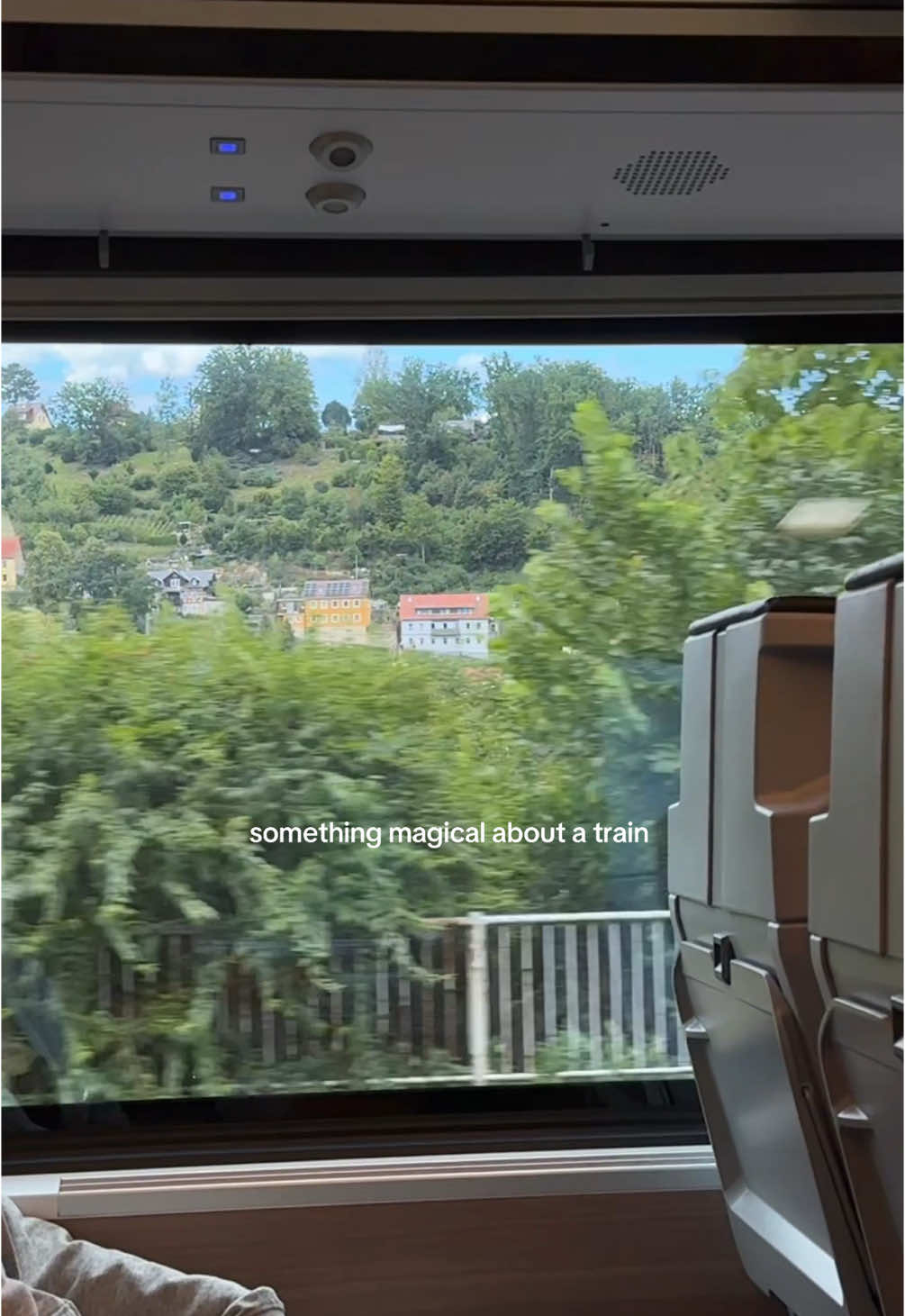 being on the train might’ve been my fave part of our Europe trip 😇 #traveltiktok #lifestylecontent 