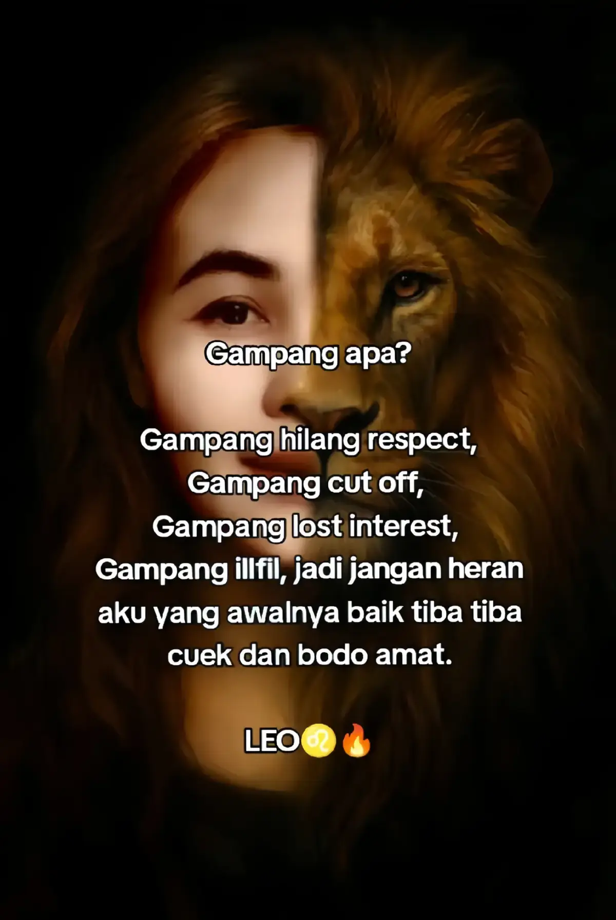 MAU HERAN TAPI LEO🔥♌ #leo #ksl #leovibes #kingstarleo #fyp 