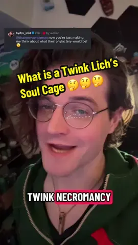 Because what ELSE would it be 😉 #twinkdeath #nonbinary #dnd #humour #queertiktok 