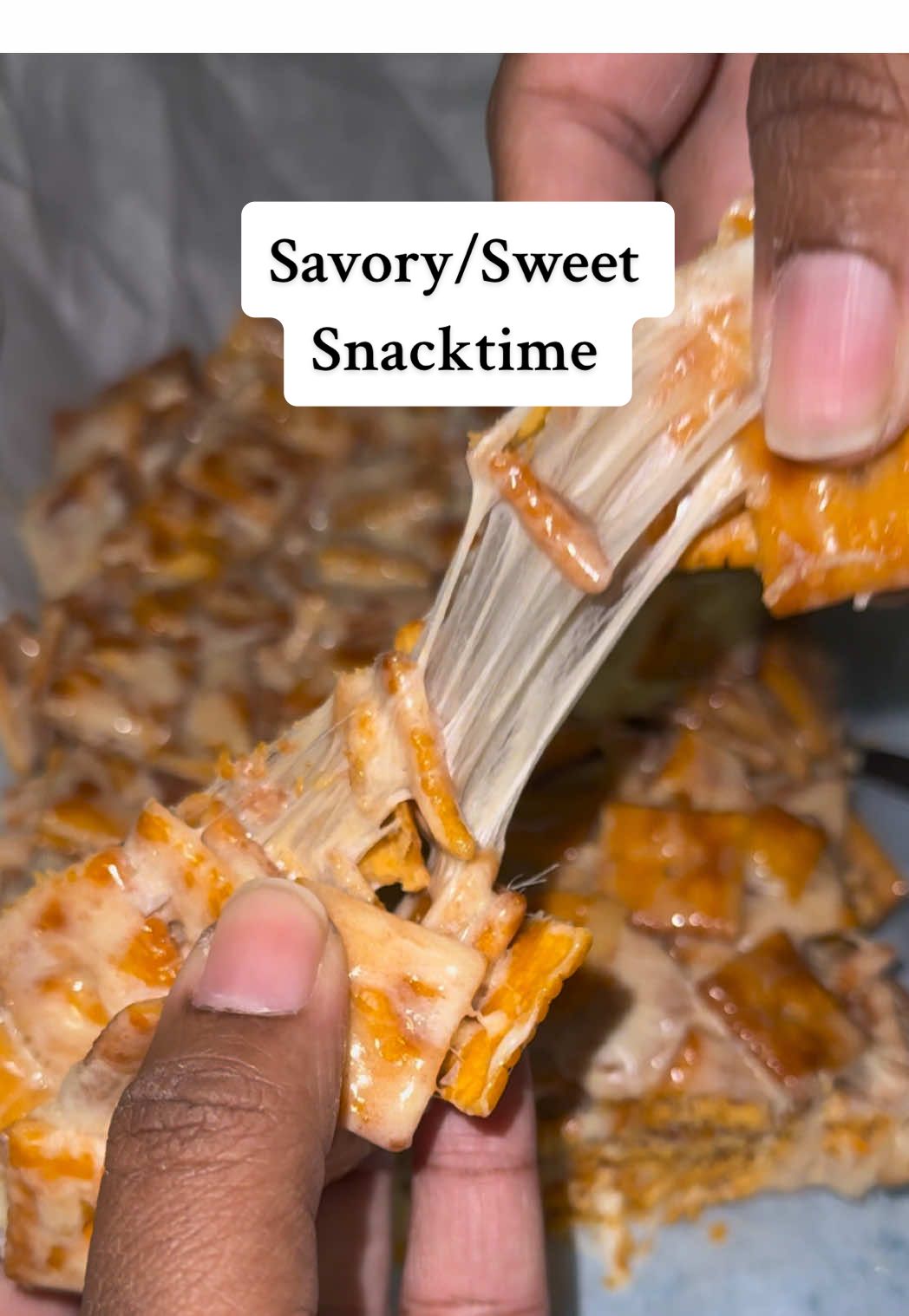 Would you dare to try it?! This flavor combo reminded me of the moment in ratatouille when Remy eats the strawberry and cheese. Cue the flavor fireworks! This snack is definitely more of a treat. I was skeptical during the process, but oh my goodness. SO SO GOOD. The trick is definitely to use extra toasty cheez its. #snack #snackideas #cheezit #savorysweet #cooktok 
